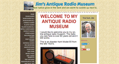 Desktop Screenshot of antiqueradiomuseum.org