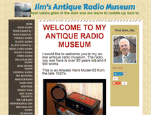 Tablet Screenshot of antiqueradiomuseum.org